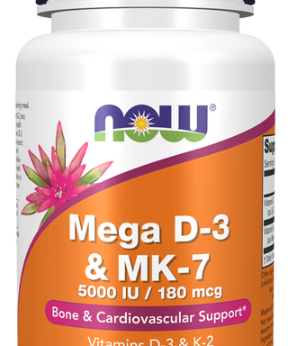 Now Foods Mega D-3 & MK-7 5000iu