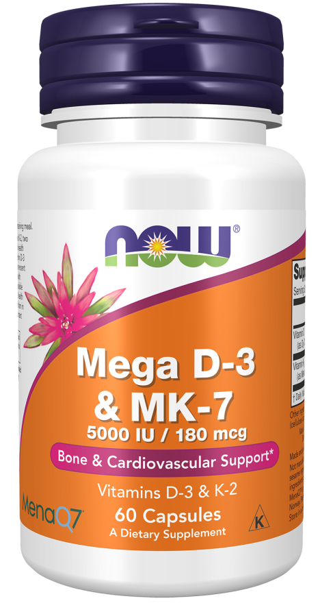 Now Foods Mega D-3 & MK-7 5000iu