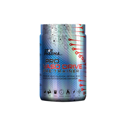 Star Pharma Pro Vaso Drive Pre-Workout Supplement - High Strength Pre-Workout for Optimal Performance and Testosterone Enhancement